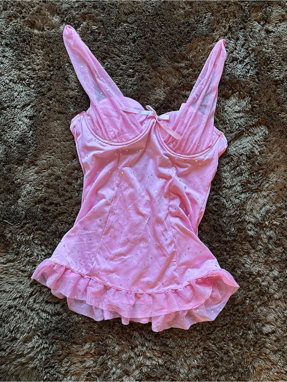 Pink Sparkly Lingerie